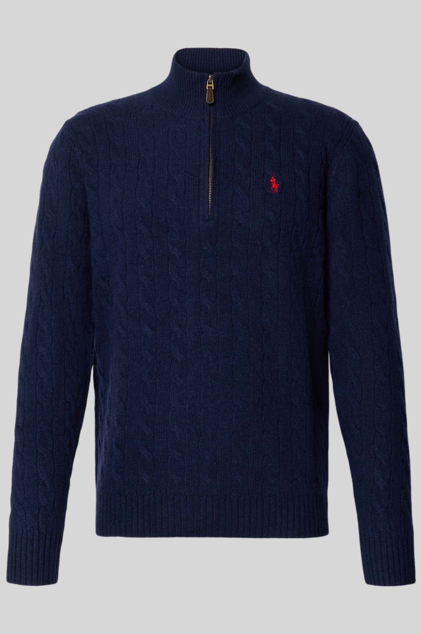 Suéter tricotado com zíper - Ralph Lauren
