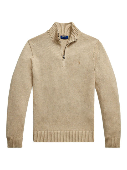 Pull POLO RL brodé et zippé