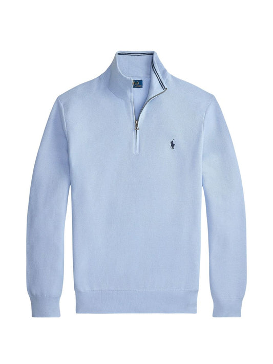 Sweat-shirt POLO RL à demi-fermeture éclair