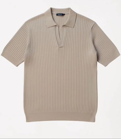 Polo em Malha Canelada Premium