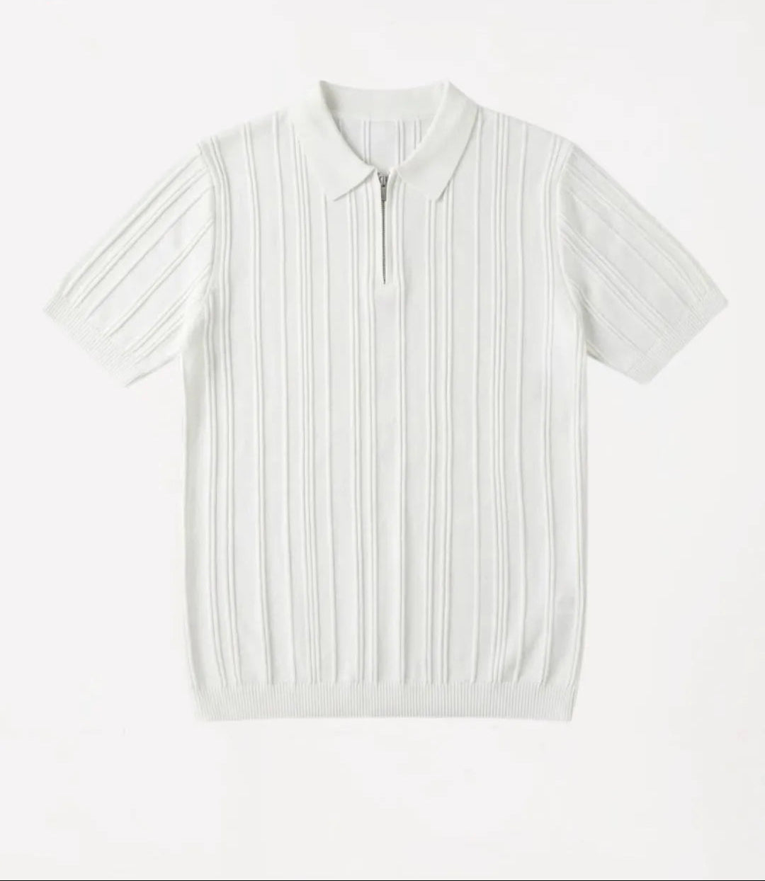 Camisa Polo Malha Meio Zíper