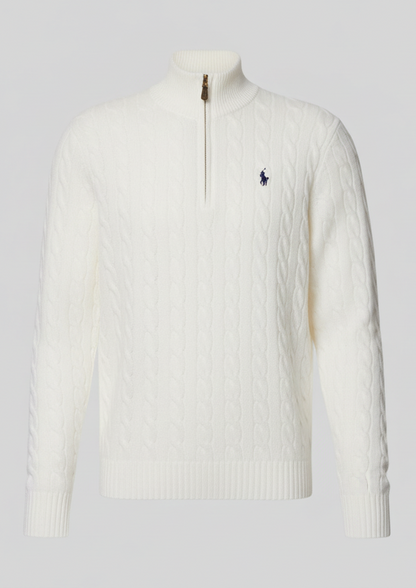 Suéter tricotado com zíper - Ralph Lauren