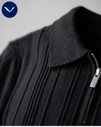 Camisa Polo Malha Meio Zíper