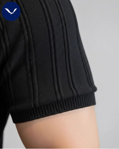 Camisa Polo Malha Meio Zíper