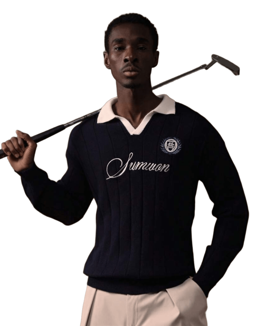 Pull SUMWON en maille col classique