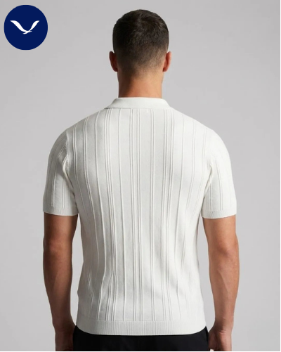 Camisa Polo Malha Meio Zíper